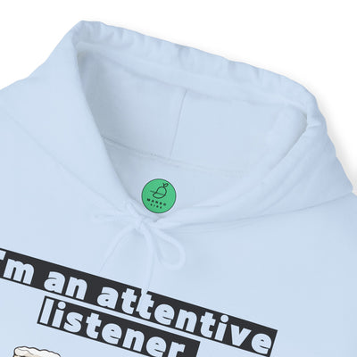 ATTENTIVE LISTENER Unisex Heavy Blend™ Hooded Sweatshirt