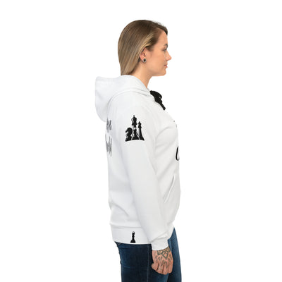 CHESS VIBES White Unisex Athletic Hoodie (AOP)