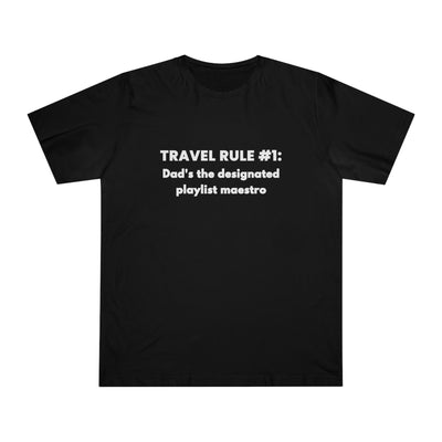 PLAYLIST MAESTRO TRAVEL RULE Unisex Deluxe T-shirt