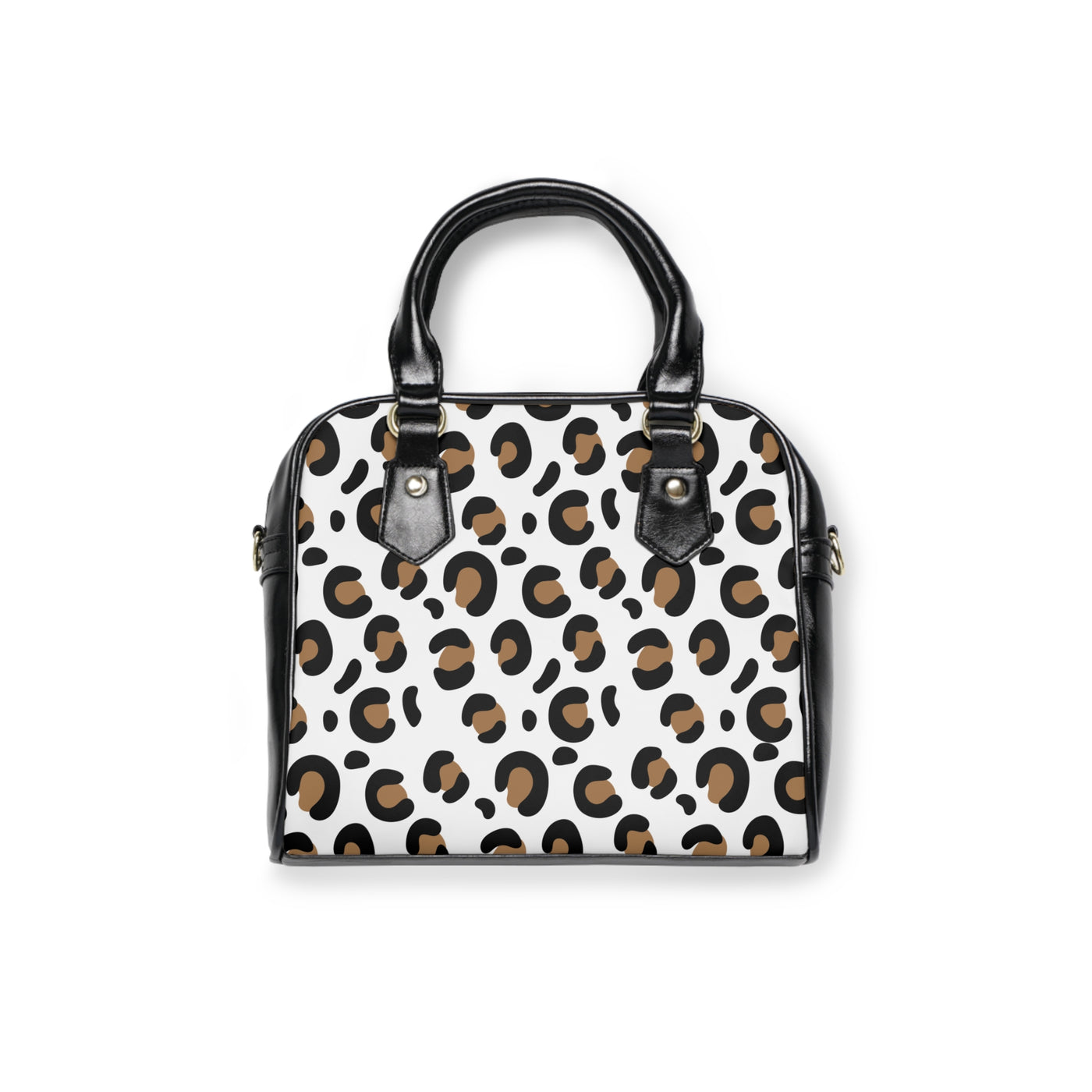 WHITE LEOPARD Shoulder Handbag