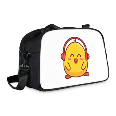 YELLOW CHICK WITH HEADPHONES Shoulder Handbag