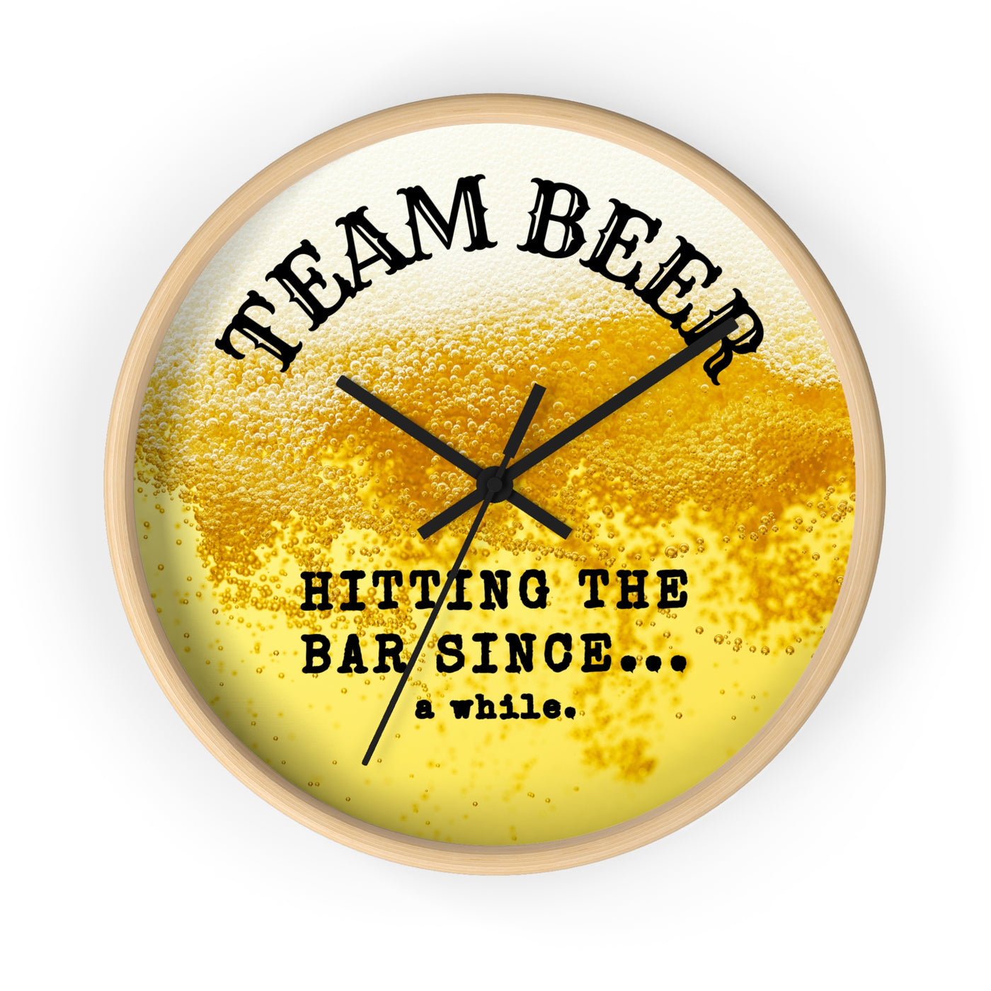 TEAM BEER Wall Clock