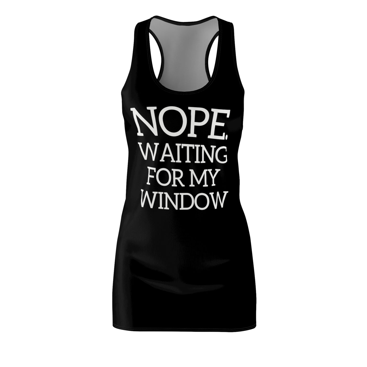 EATING WINDOW Women's Cut & Sew Racerback Dress (AOP)