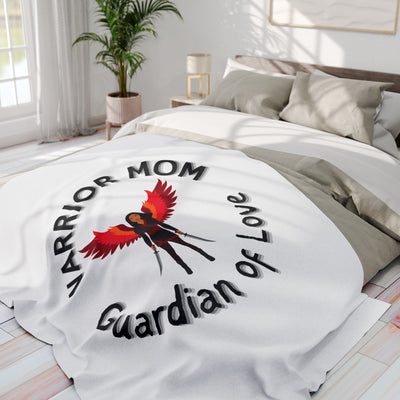 WARRIOR MOM Arctic Fleece Blanket