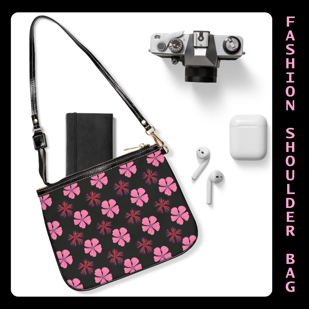 PINK CHAMOMILE Small Shoulder Bag PU Leather
