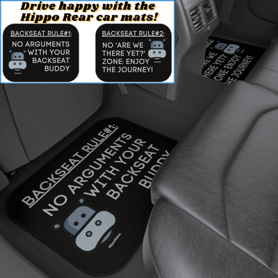 HIPPO BACKSEAT HARMONY Car Mats (2x Rear)