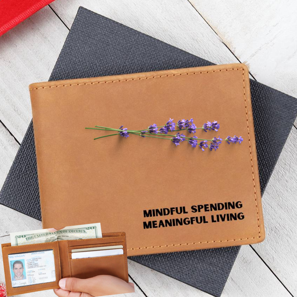 CONSCIOUS LIVING Leather Wallet