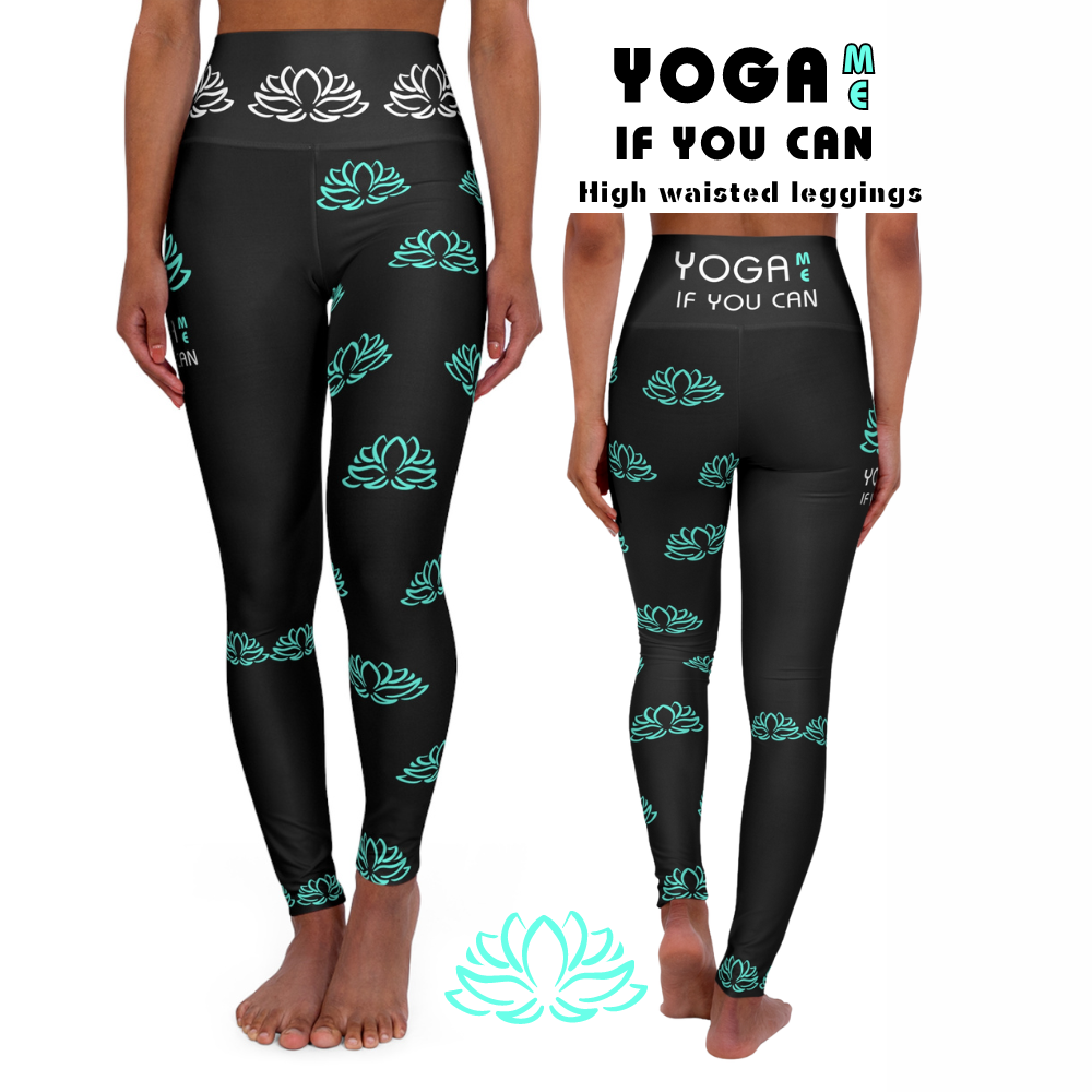 YOGA ME Lotus High Waisted Leggings (AOP)