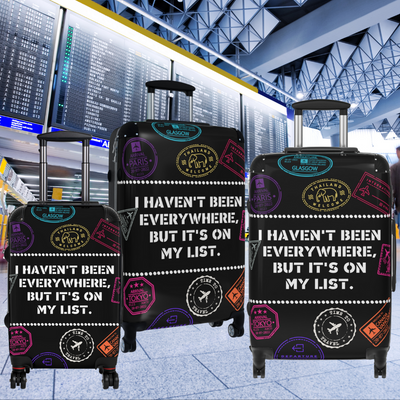 IT'S ON MY LIST Thin Suitcase - 3 sizes