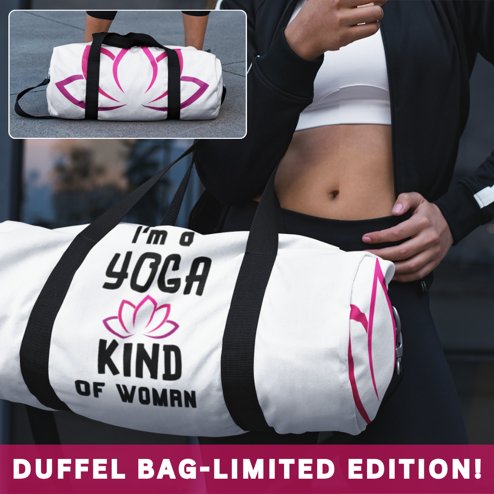 YOGA KIND OF WOMAN Duffel Bag - 2 sizes