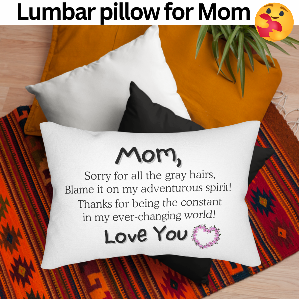 ADVENTUROUS SPIRIT Spun Polyester Lumbar Pillow 20"x14"