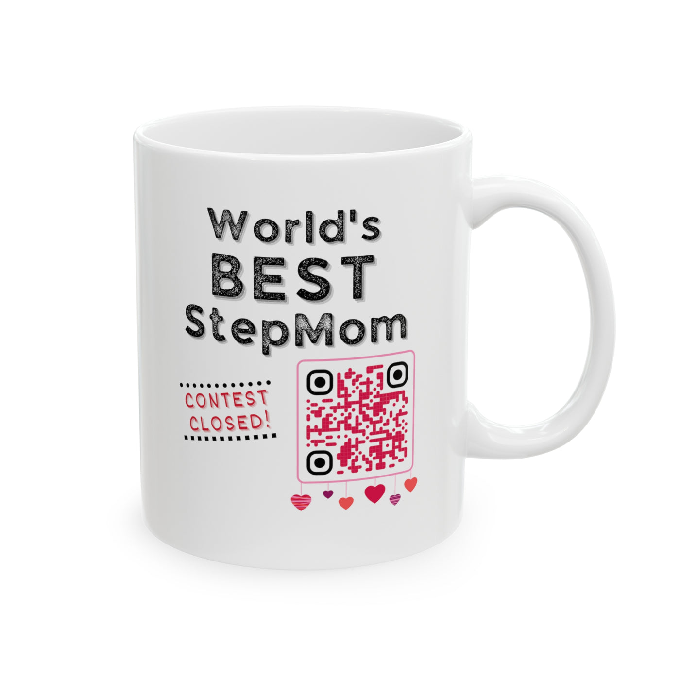 HEARTFELT STEPMOM APPRECIATION Ceramic Mug, 11oz with Bonus message for her!