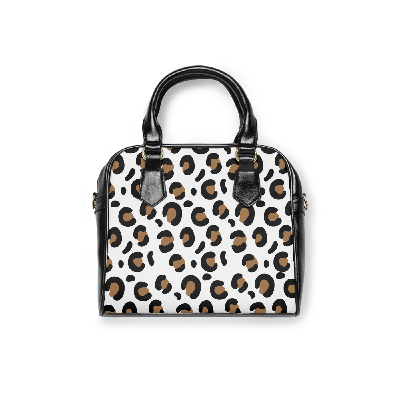 WHITE LEOPARD Shoulder Handbag