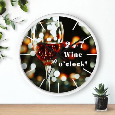 24/7 WINE TIME Wall Clock