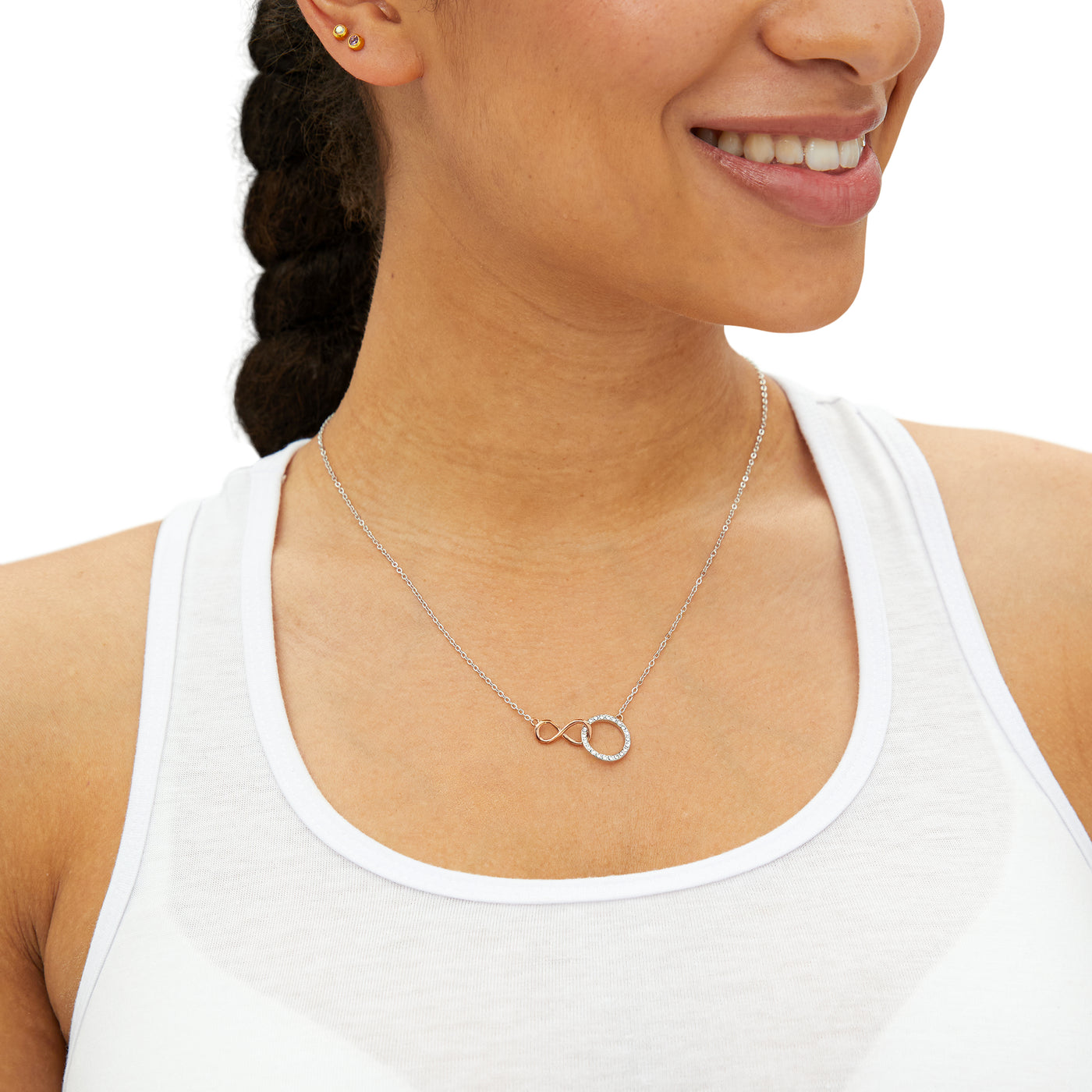 INFINIY JOURNEY SOULMATE Infinity Circle Necklace