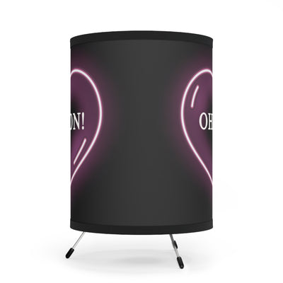Heartfelt Embrace Tripod Lamp with High-Res Printed Shade, US\CA plug