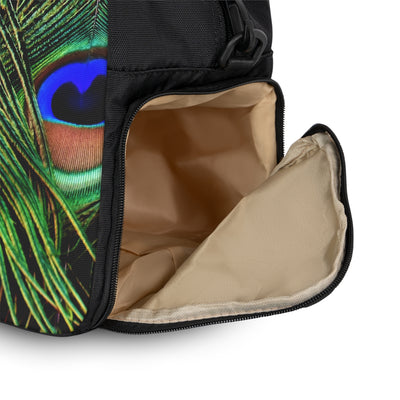 PEACOCK FEATHER Shoulder Handbag