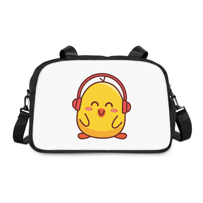 YELLOW CHICK WITH HEADPHONES Shoulder Handbag