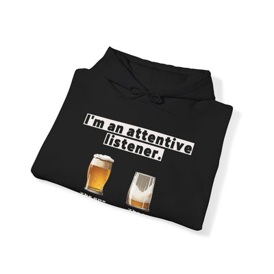ATTENTIVE LISTENER Unisex Heavy Blend™ Hooded Sweatshirt