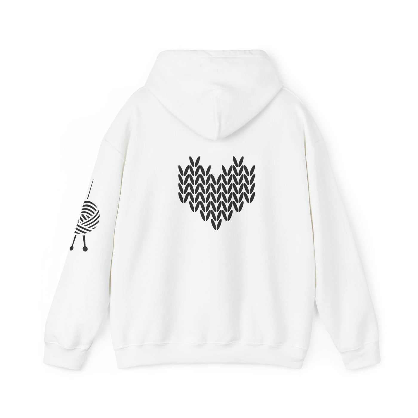 KNIT OR QUIT Unisex Heavy Blend™ Hooded Sweatshirt