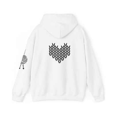 KNIT OR QUIT Unisex Heavy Blend™ Hooded Sweatshirt