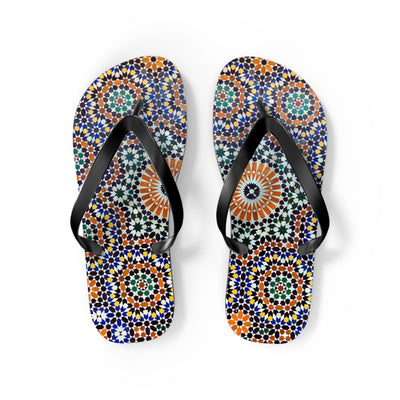 MOROCCAN MOZAIC Unisex Flip Flops