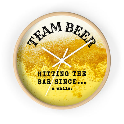 TEAM BEER Wall Clock