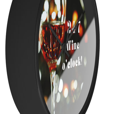 24/7 WINE TIME Wall Clock