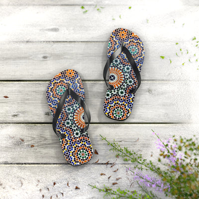 MOROCCAN MOZAIC Unisex Flip Flops