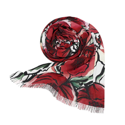 LAVISH BLOSSOMS Light Scarf - Perfect for Mom's Fresh Spring or summer nights!