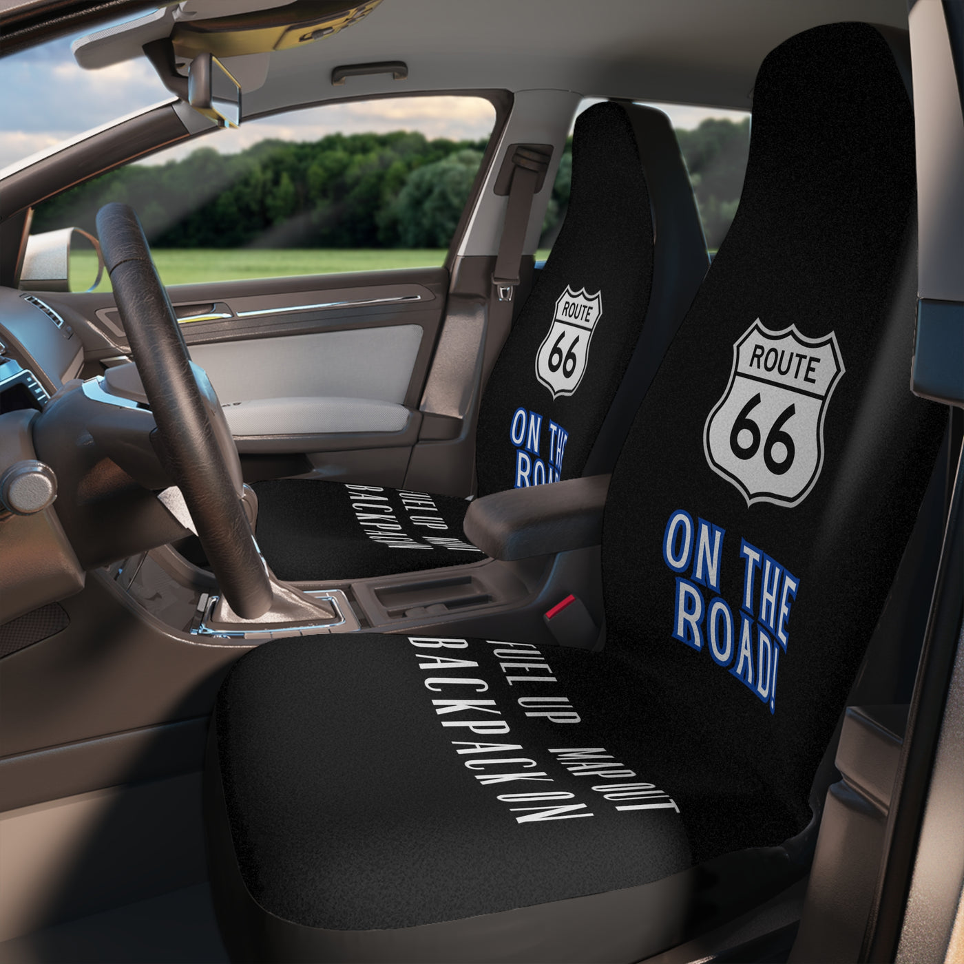ON THE ROAD Car Seat Covers