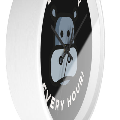 HIPPO HAPPINESS Wall Clock