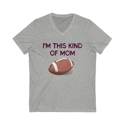 I'M THIS KIND OF MOM Jersey Short Sleeve V-Neck Tee
