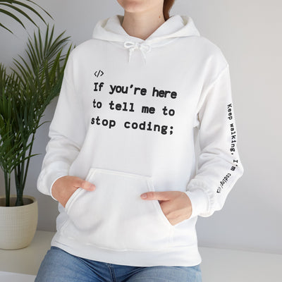 CODING ENTHUSIAST Unisex Heavy Blend™ Hooded Sweatshirt