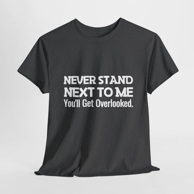 OVERLOOKED WARNING Unisex Heavy Cotton Tee