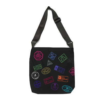 I HAVEN'T BEEN EVERYWHERE - TRAVEL LIST  Adjustable Tote Bag (AOP)