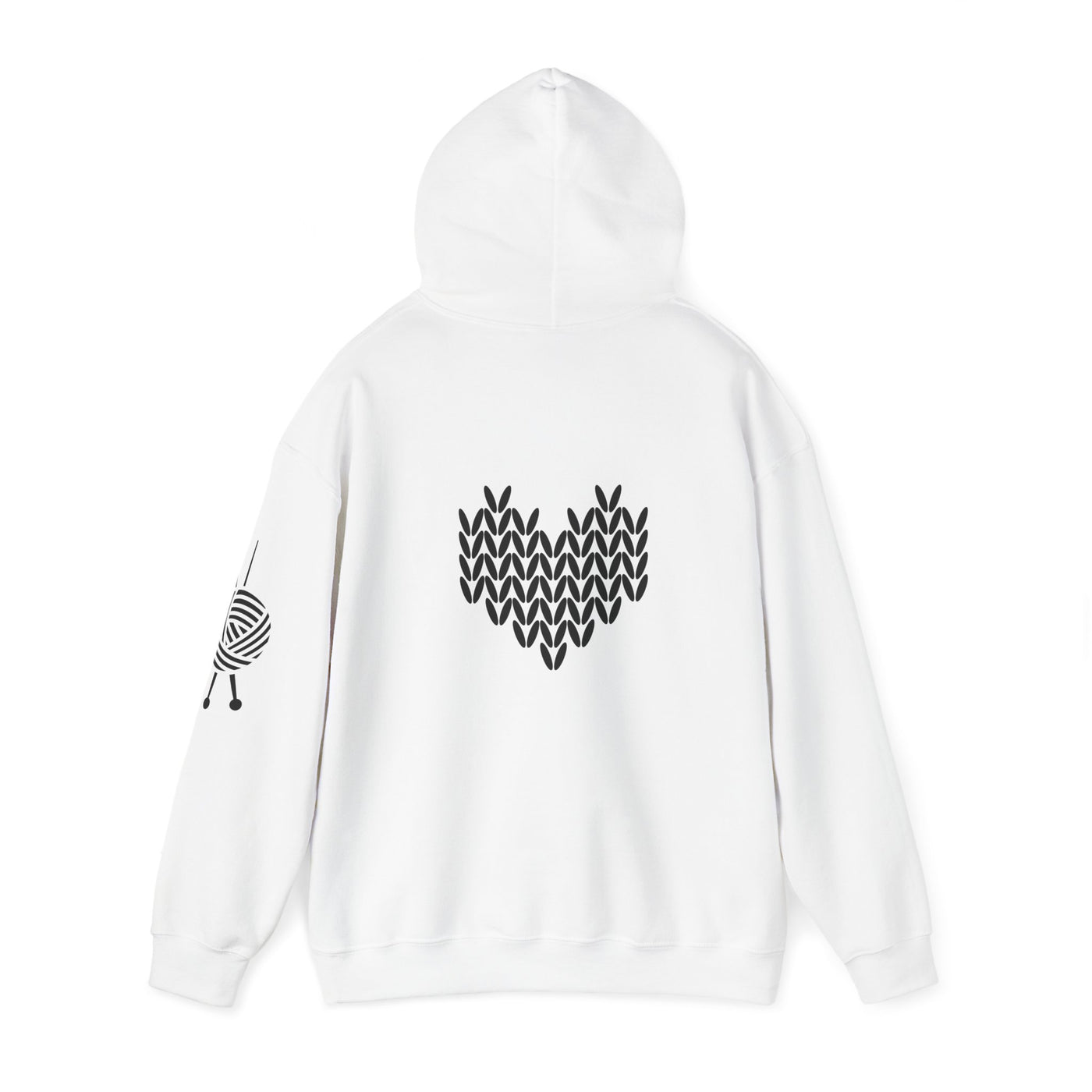 KNIT OR QUIT Unisex Heavy Blend™ Hooded Sweatshirt