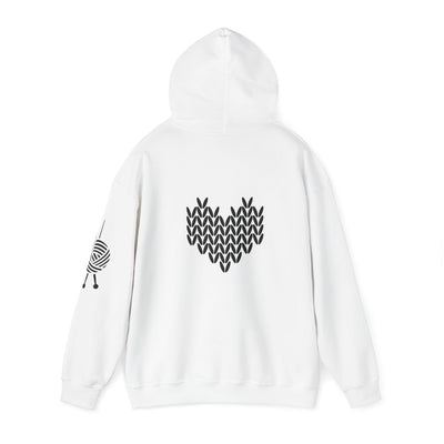 KNIT OR QUIT Unisex Heavy Blend™ Hooded Sweatshirt