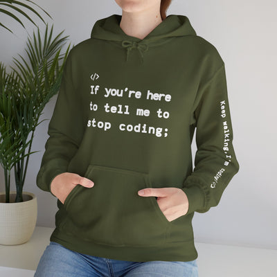 CODING ENTHUSIAST Unisex Heavy Blend™ Hooded Sweatshirt