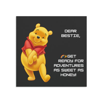 Pooh's Pal Pair: Best Friend Half Heart Necklace Set for Sweet Adventures!