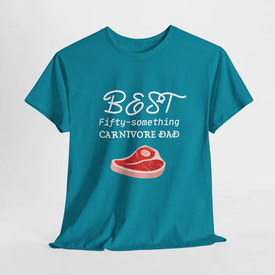 PRIME DAD FIFTY-SOMETHING CARNIVORE Heavy Cotton Tee