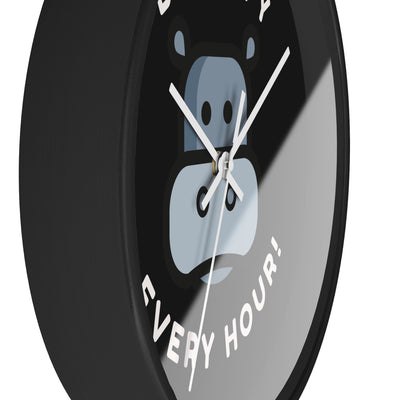 HIPPO HAPPINESS Wall Clock