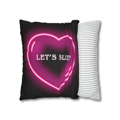 SWEET DREAMS Double-sided Spun Polyester Square Pillow Case