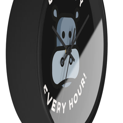 HIPPO HAPPINESS Wall Clock