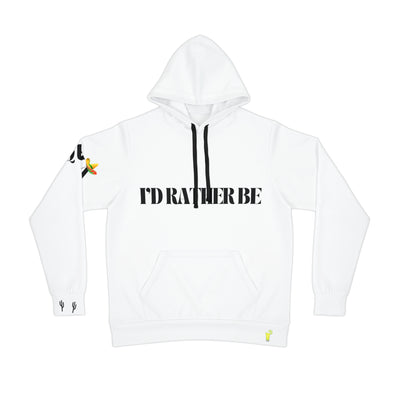 TEQUILA VIBES White Unisex Athletic Hoodie (AOP)
