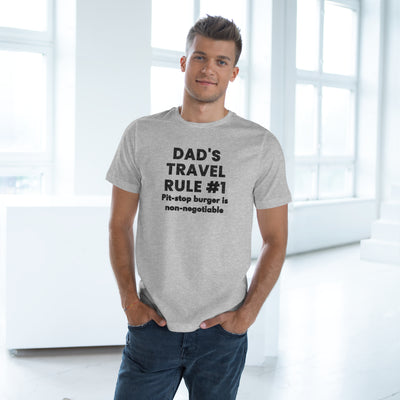 BURGER DAD'S TRAVEL RULE Unisex Deluxe T-shirt