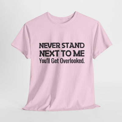 OVERLOOKED WARNING Unisex Heavy Cotton Tee