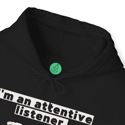 ATTENTIVE LISTENER Unisex Heavy Blend™ Hooded Sweatshirt