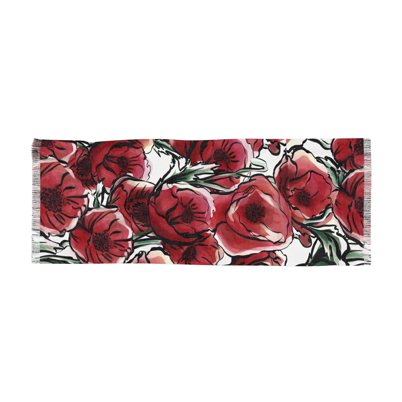 LAVISH BLOSSOMS Light Scarf - Perfect for Mom's Fresh Spring or summer nights!