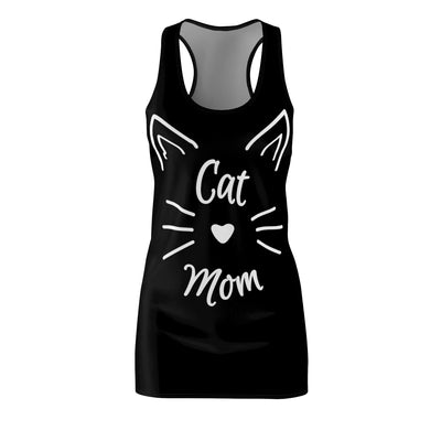 CAT MOM COMFORT Women's Cut & Sew Racerback Dress (AOP)